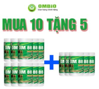 OM 88 - Phân thuốc kích rễ mạnh đi đọt nhanh, xanh cây dầy lá, biến vàng thành xanh