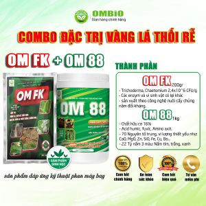 OM FK + OM 88 - Combo đặc trị vàng lá thối rễ, phục hồi cây